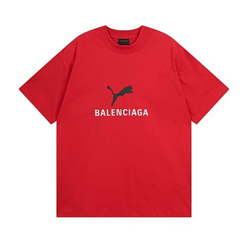 Balenciaga26SS バレンシアガ×プーマ コラボレーション プリント半袖Tシャツ