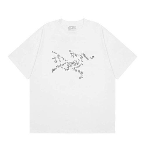 ARC'TERYX シンプルプリント クルーネック コットンTシャツ