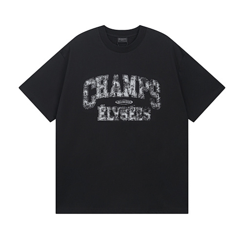 Balenciaga26SS CHAMPS カラーリリースプリント 半袖 T シャツ