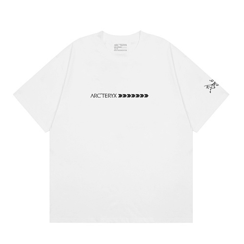 ARC'TERYX シンプルプリント カジュアル コットンTシャツ