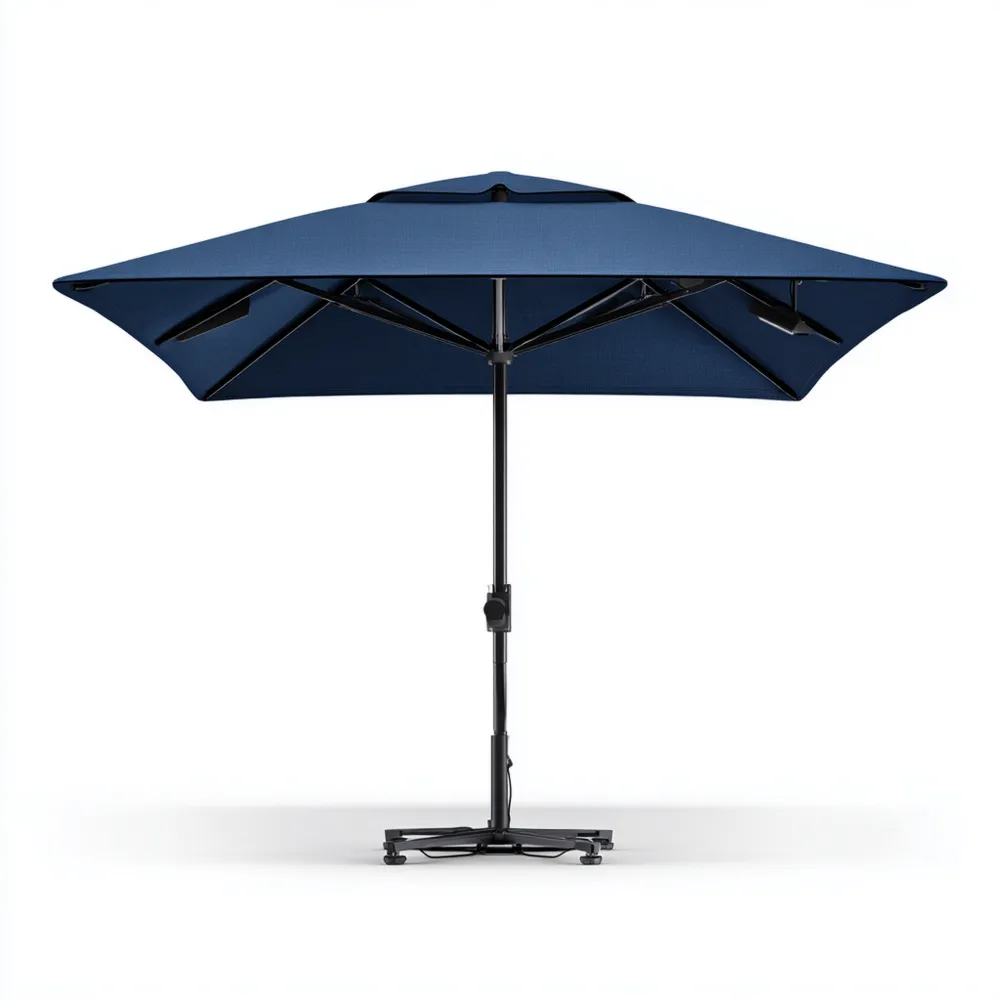 ガーデンパラソル 防水 320x320x250 cm – ネイビー – 調整可能