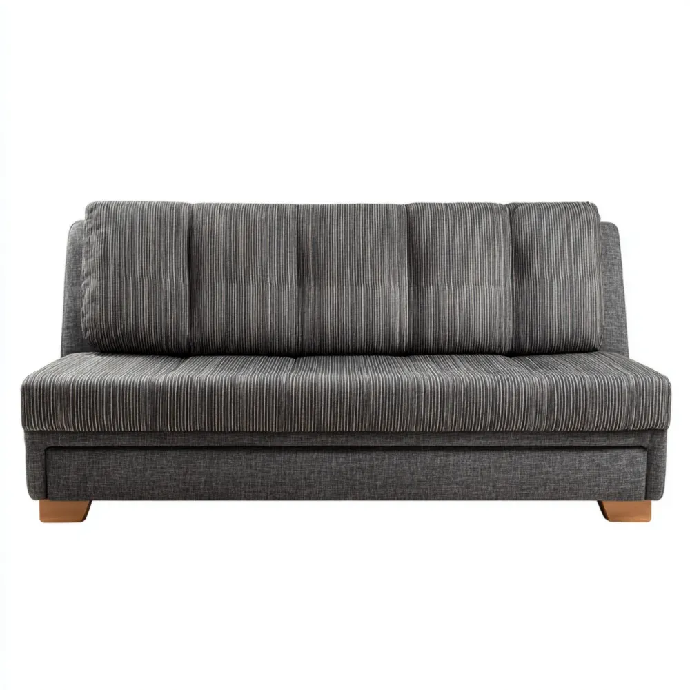 ソファ 布製 180x90x85 cm – ダークグレー – コンパクトデザイン