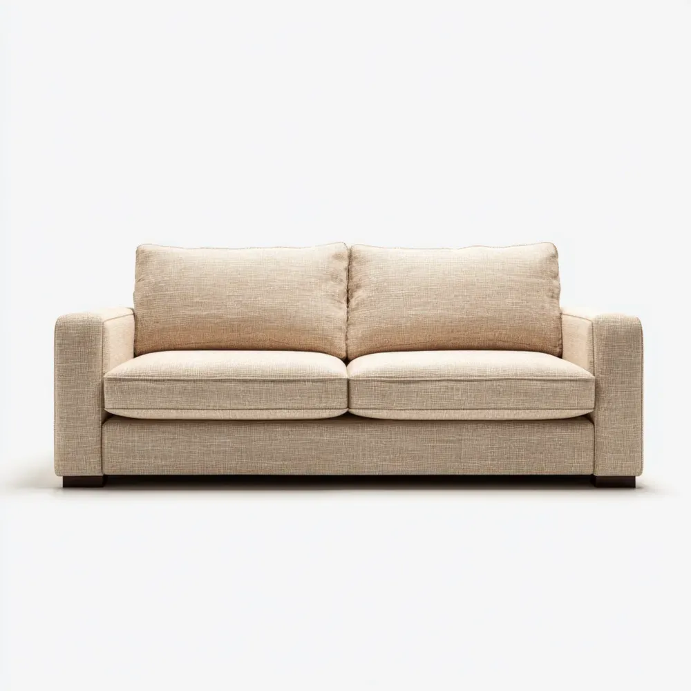 3人掛けソファ 布製 200x90x85 cm – ベージュ – モダンスタイル