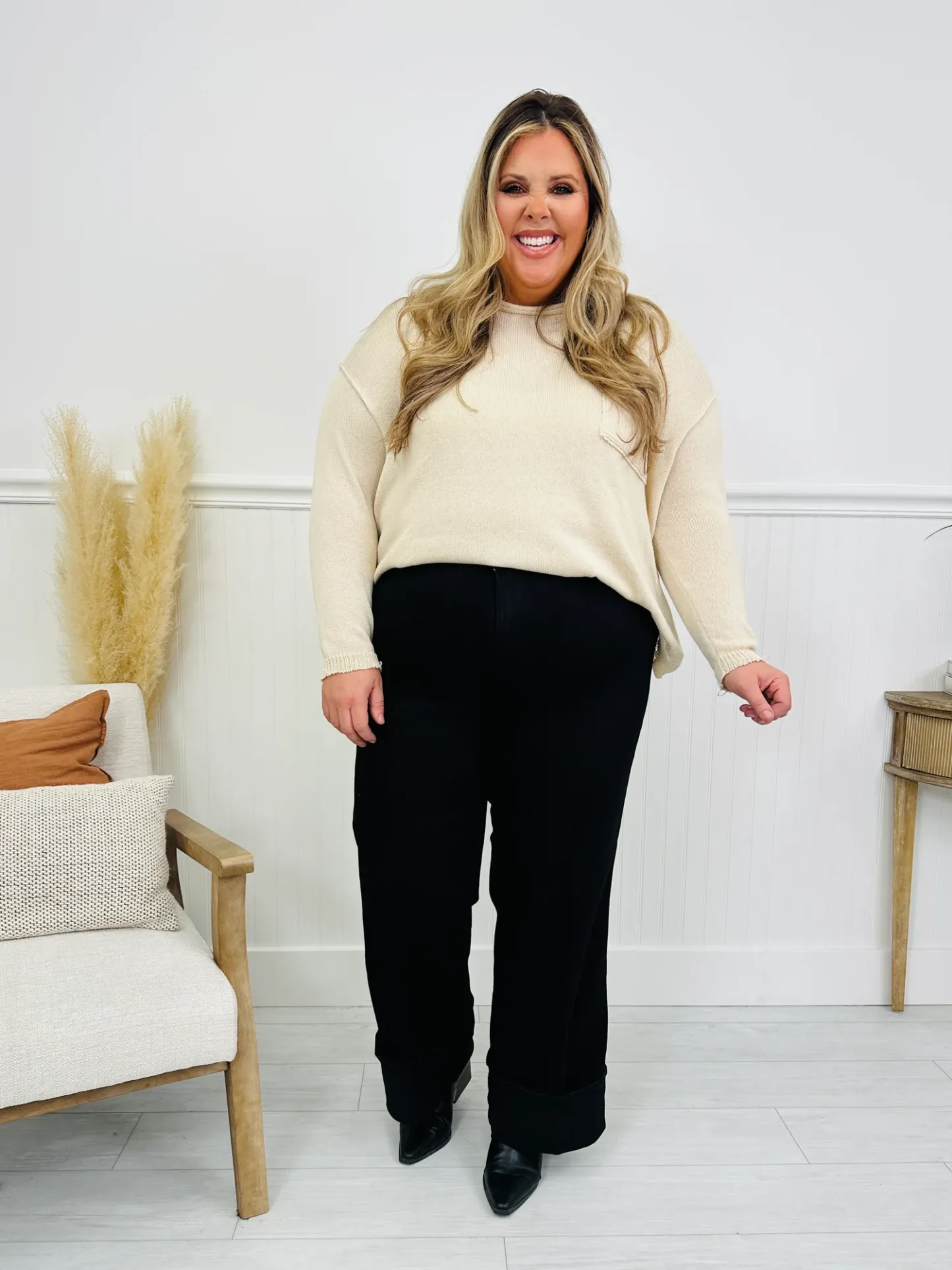 (Pack of 2) Judy Blue Midnight Moments Retro Wide Black Jeans