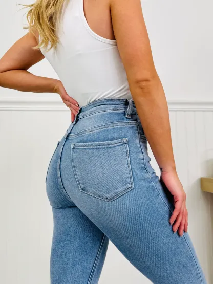 (Pack of 2) Easy Fit Tummy Control Capri Jeans in Three Inseams