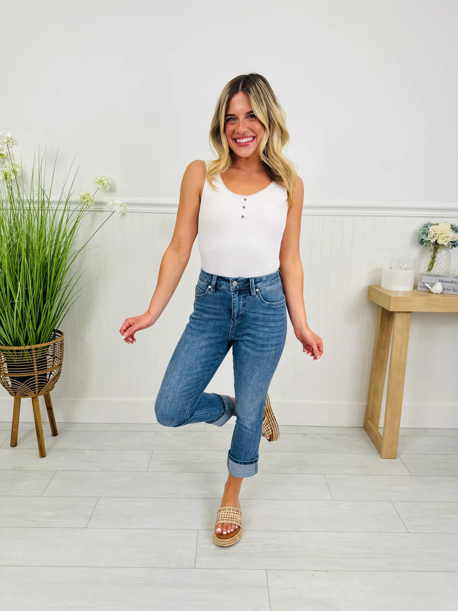 (Pack of 2) Meant For You Tummy Control Capri Jeans in Three Inseams