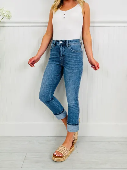 (Pack of 2) Meant For You Tummy Control Capri Jeans in Three Inseams