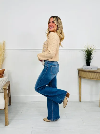 (Pack of 2) Just Four You Tummy Control Wide Leg Jeans in Four Inseams