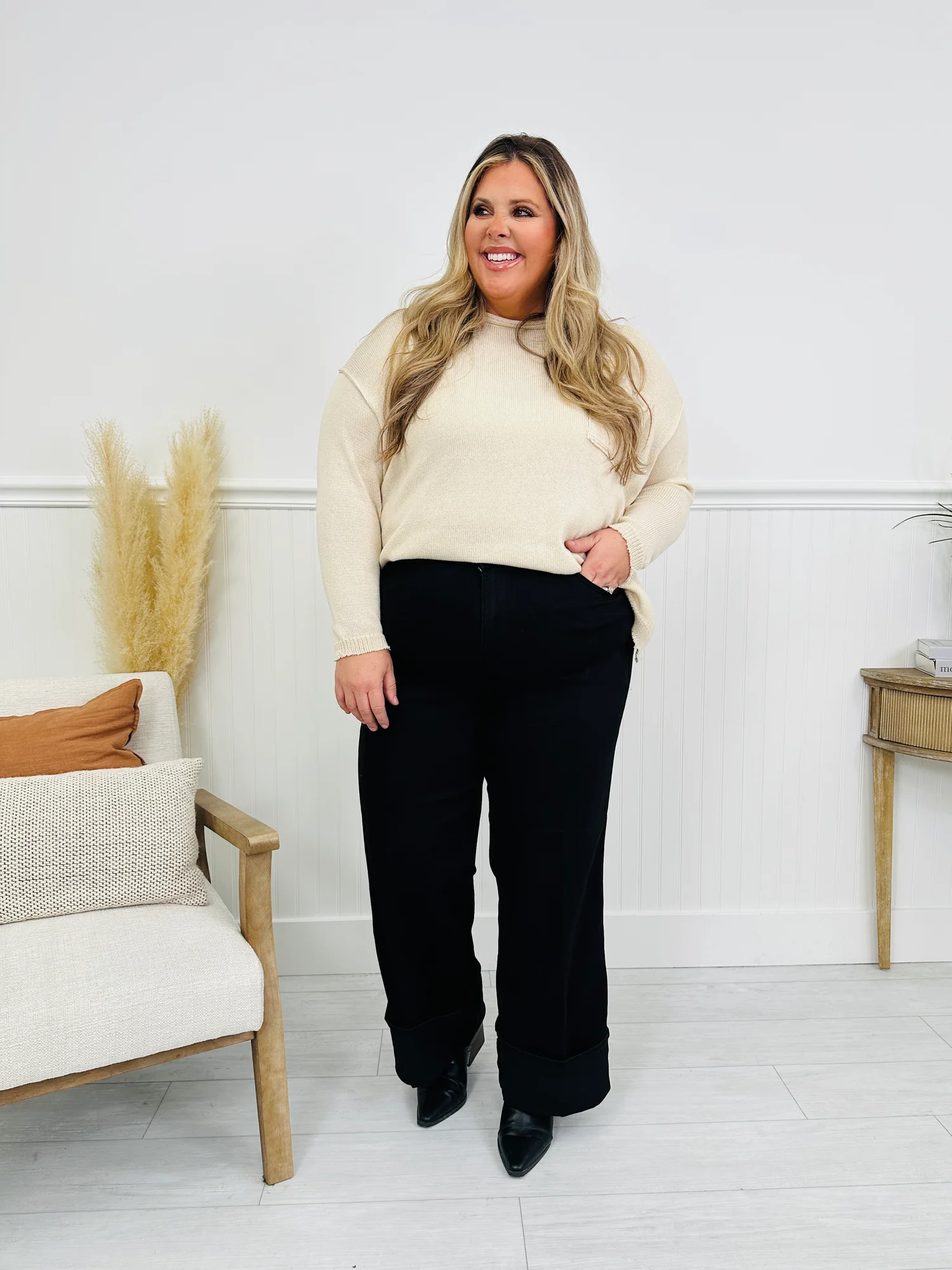 (Pack of 2) Judy Blue Midnight Moments Retro Wide Black Jeans