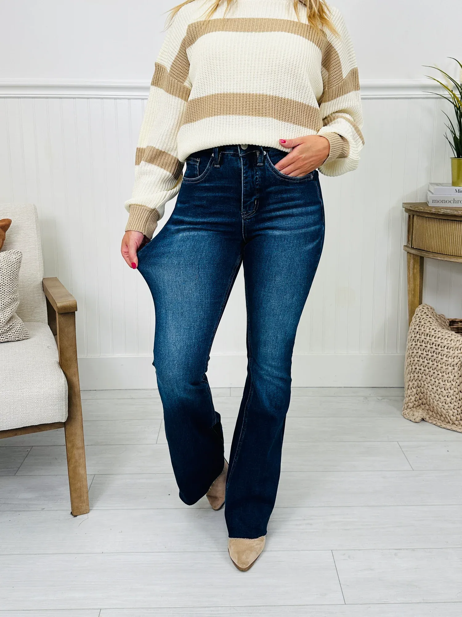 (Pack of 2) Dare To Flare Tummy Control Jeans