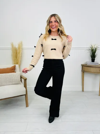 (Pack of 2) Judy Blue Midnight Moments Retro Wide Black Jeans