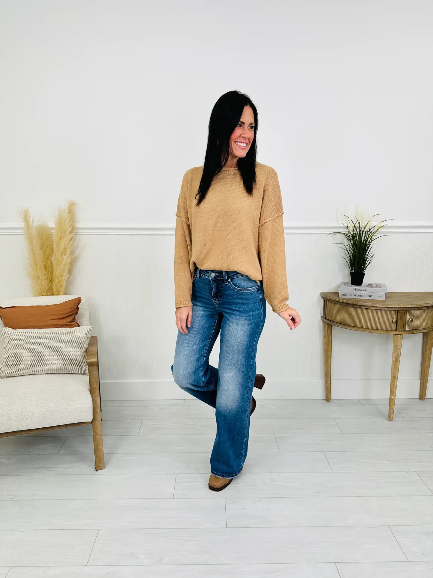 (Pack of 2) Just Four You Tummy Control Wide Leg Jeans in Four Inseams