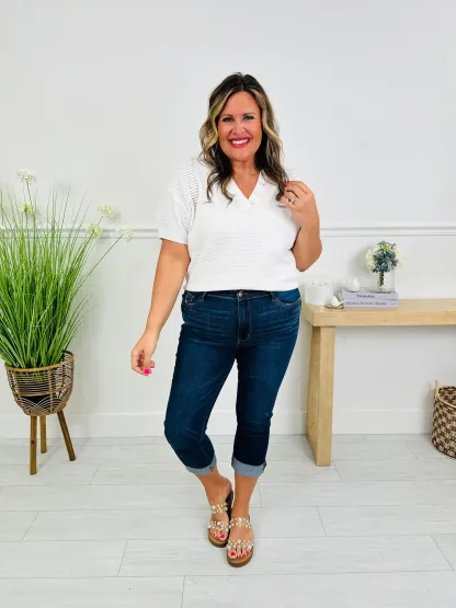 (Pack of 2) Judy Blue Here Comes The Sun Capris