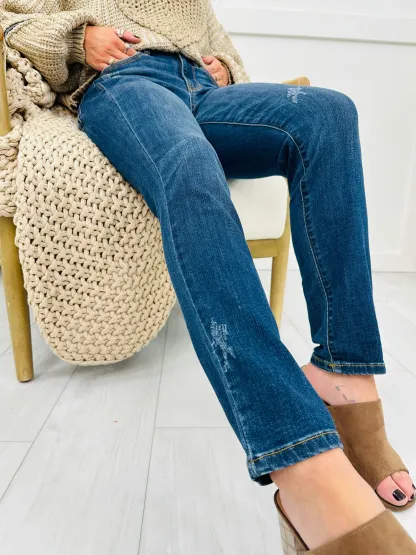 (Pack of 2) Judy Blue Everyday Essential Relaxed Fit Jeans - Multiple Inseams