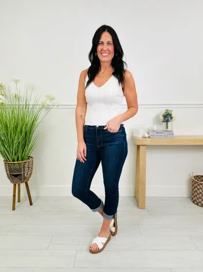 (Pack of 2) Judy Blue Here Comes The Sun Capris