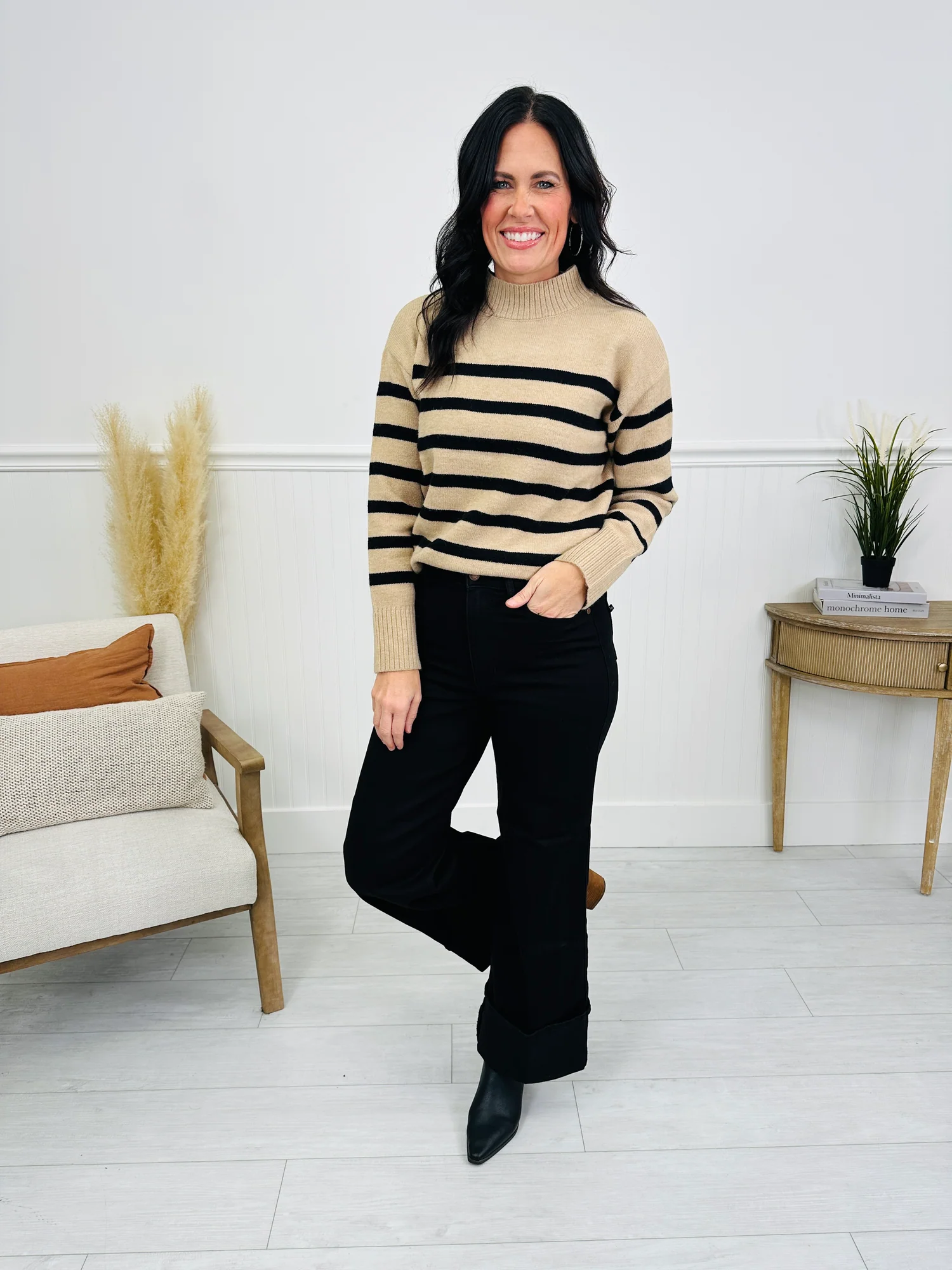 (Pack of 2) Judy Blue Midnight Moments Retro Wide Black Jeans