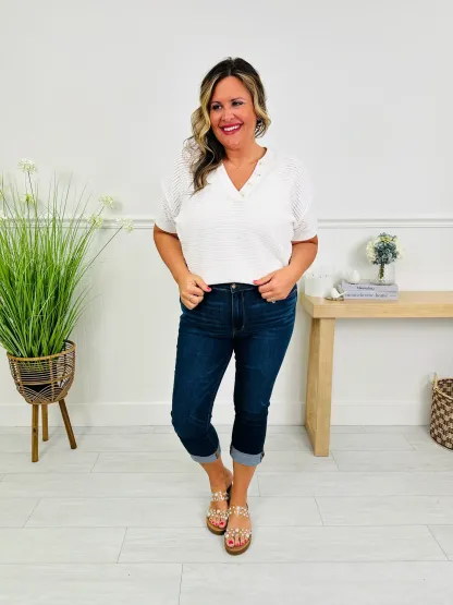 (Pack of 2) Judy Blue Here Comes The Sun Capris