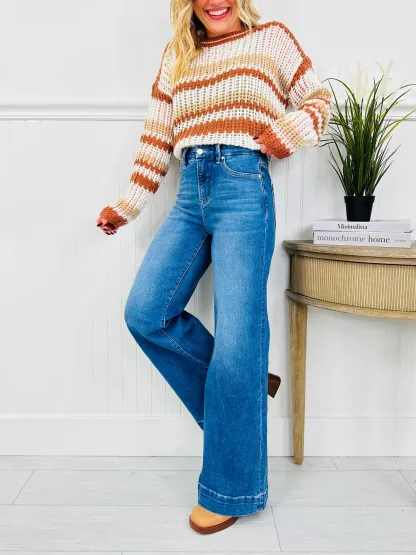 (Pack of 2) Ready to Roll Retro Wide Leg Jeans in Three Inseams