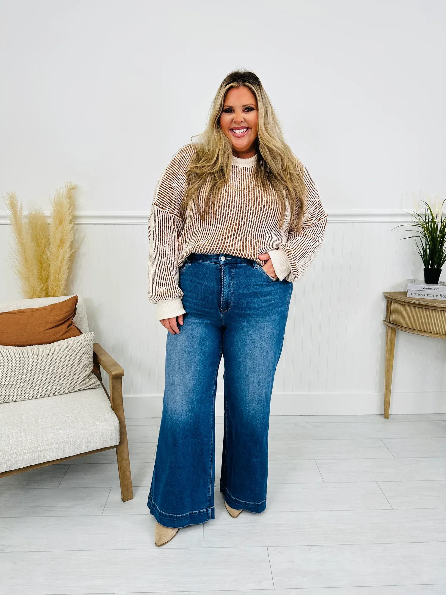 (Pack of 2) Ready to Roll Retro Wide Leg Jeans in Three Inseams