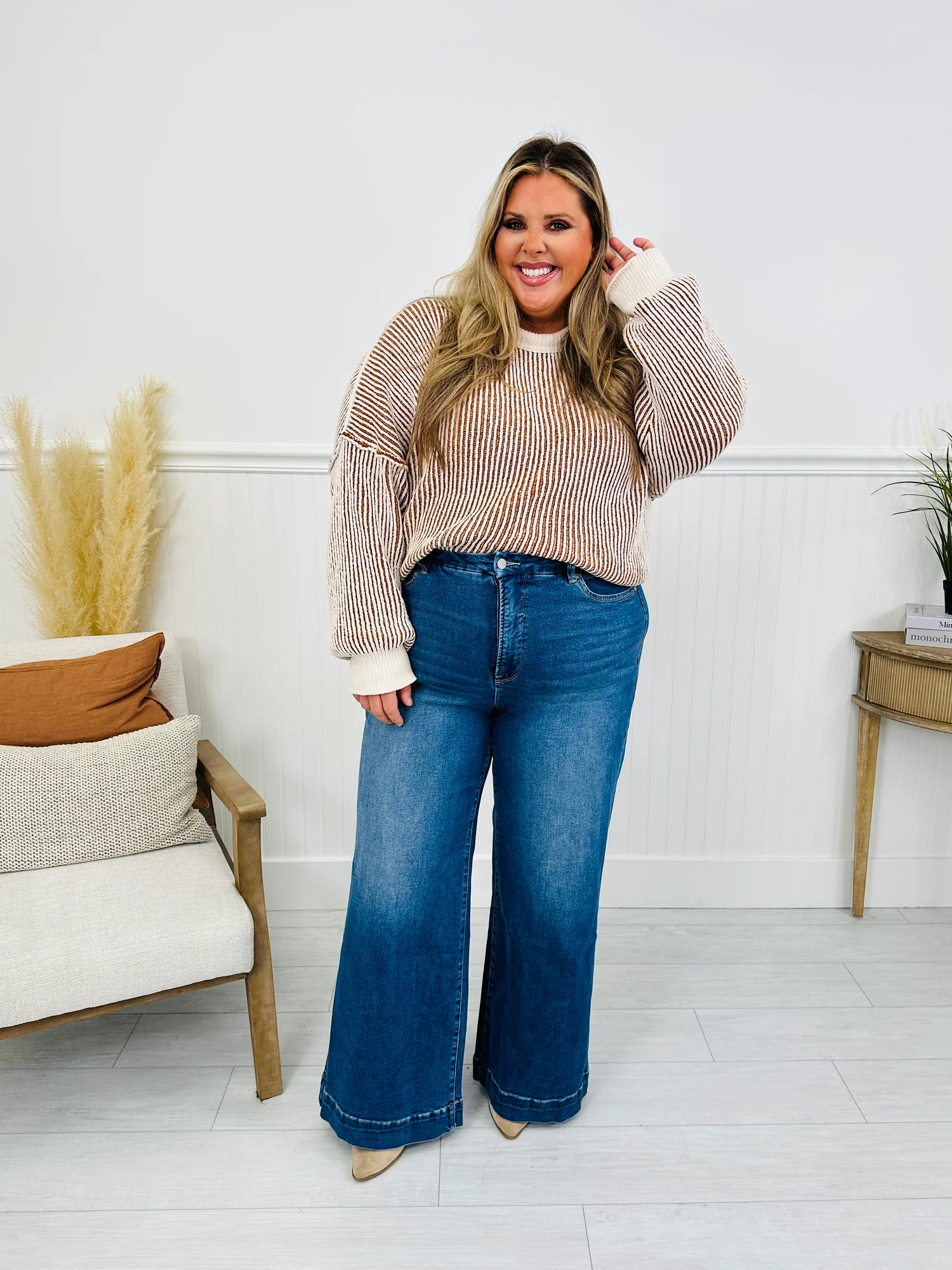 (Pack of 2) Ready to Roll Retro Wide Leg Jeans in Three Inseams