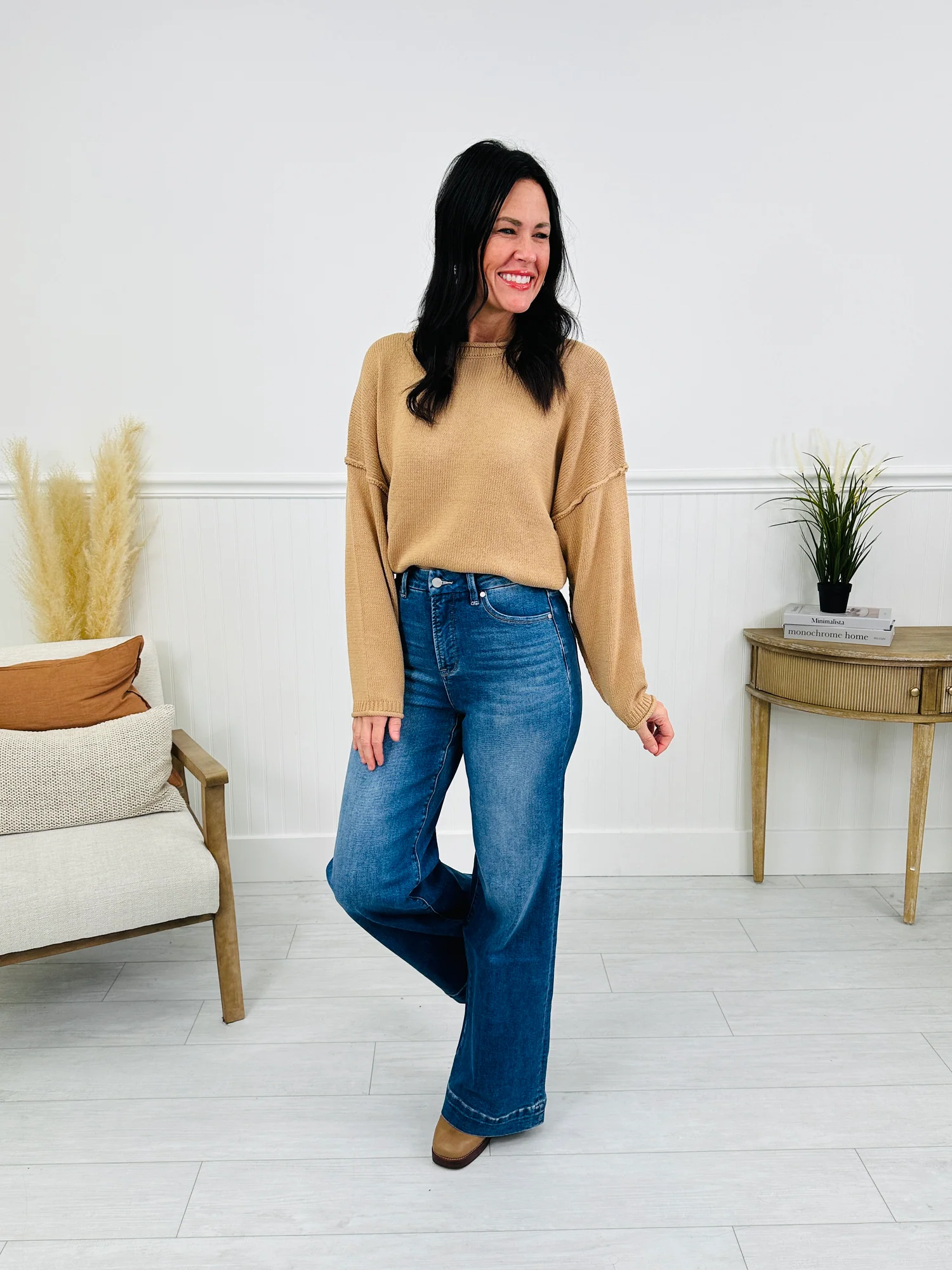 (Pack of 2) Ready to Roll Retro Wide Leg Jeans in Three Inseams