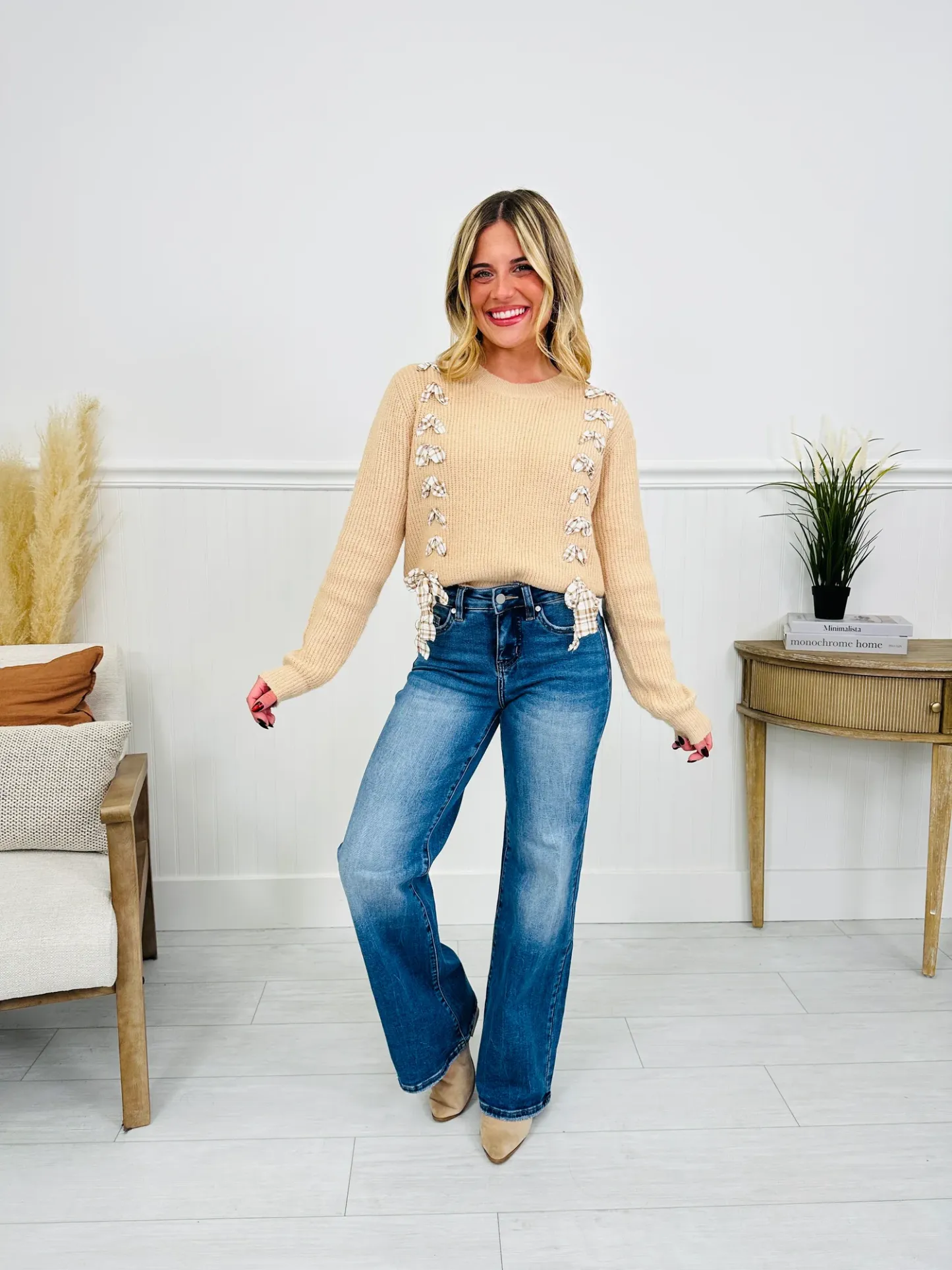 (Pack of 2) Just Four You Tummy Control Wide Leg Jeans in Four Inseams