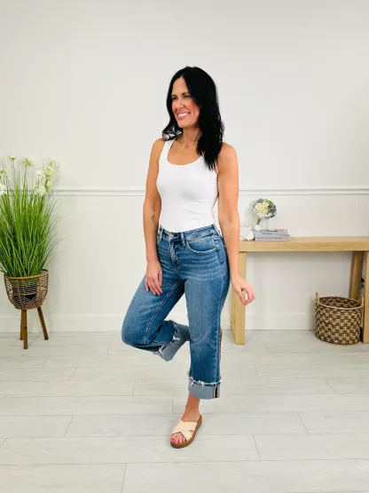 (Pack of 2) The Right Choice Tummy Control Wide Leg Jeans