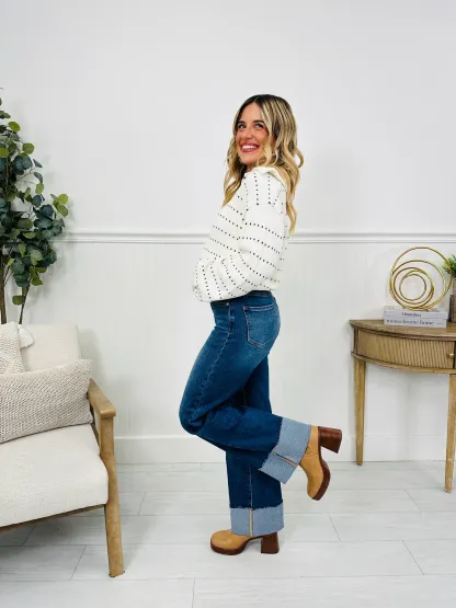 (Pack of 2) Made For Me Tummy Control Wide Leg Cuffed Jeans in Multiple Inseams