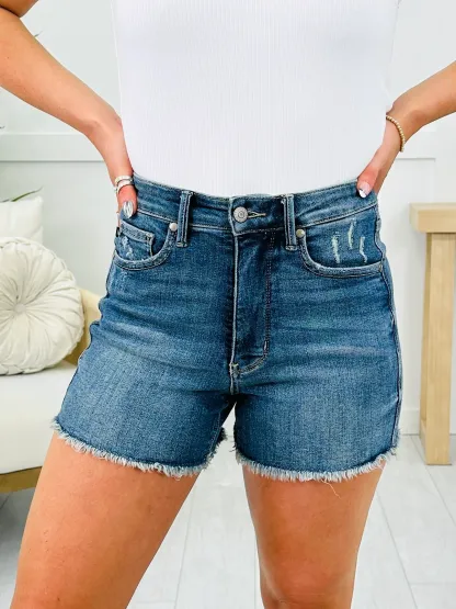 (Pack of 2) Judy Blue Take Control Tummy Control Shorts in Reg/Curvy
