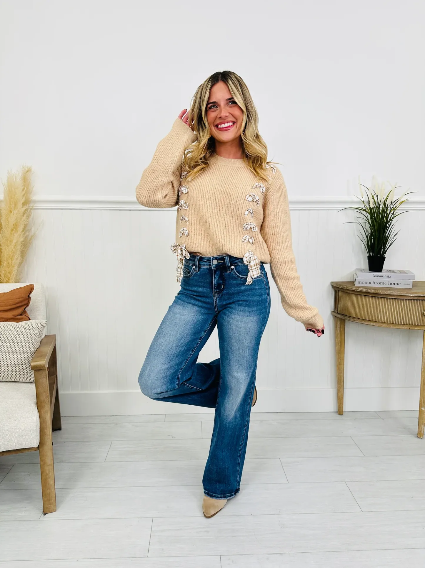 (Pack of 2) Just Four You Tummy Control Wide Leg Jeans in Four Inseams