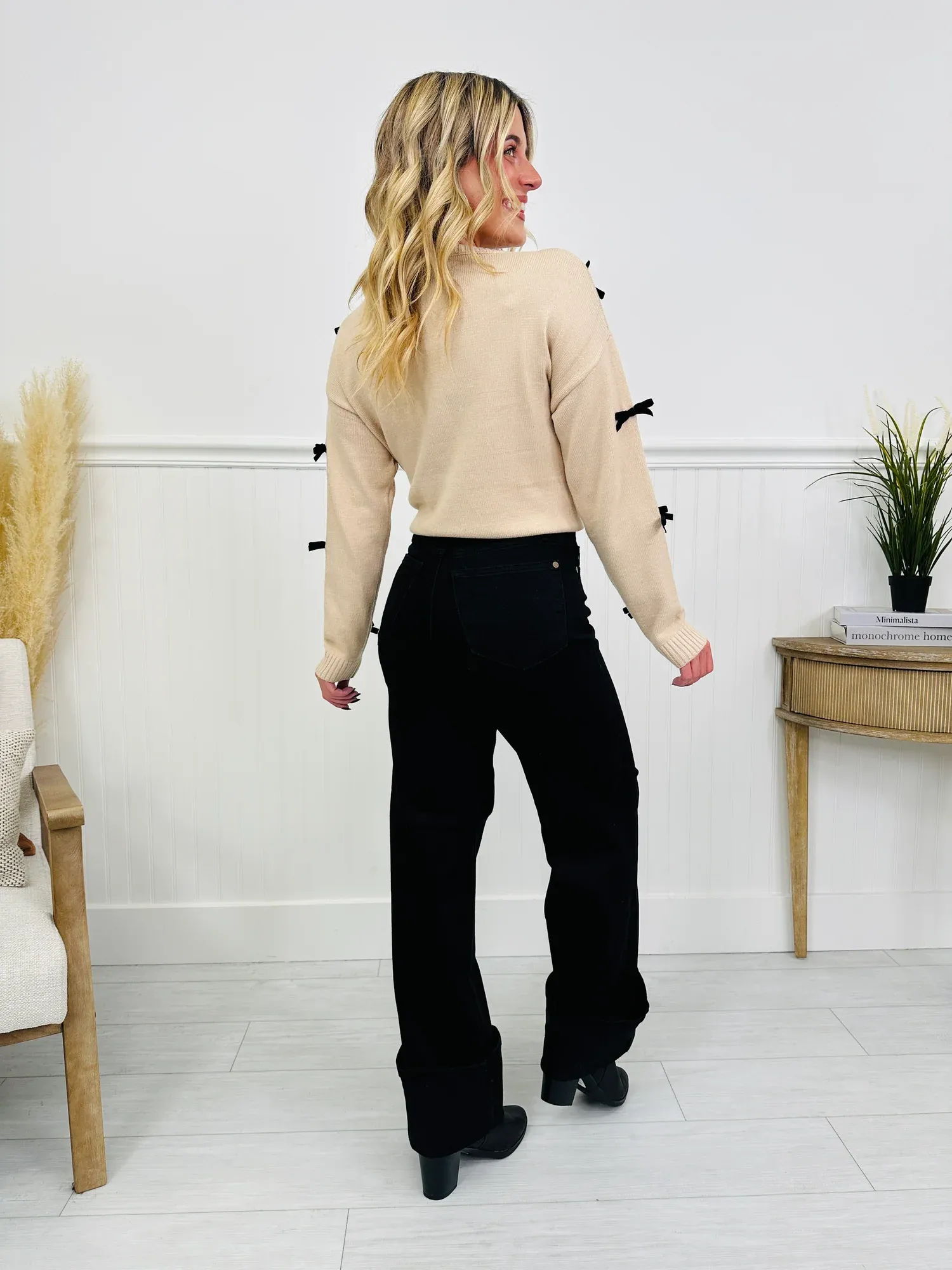 (Pack of 2) Judy Blue Midnight Moments Retro Wide Black Jeans