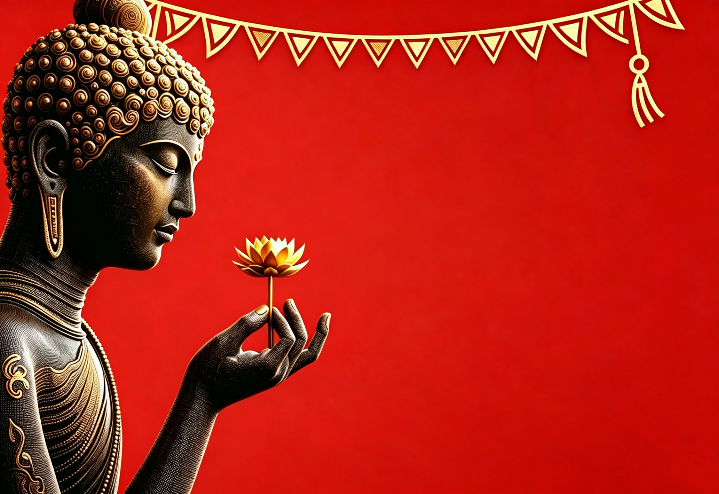 {"default":"Mobile-friendly spiritual banner of Buddha with lotus flower for AURA THANGKA store"}
