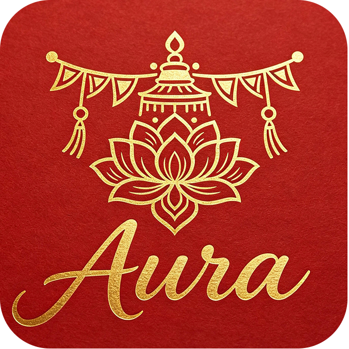 {"default":"Aura Thangka, spiritual jewelry brand logo, hand-painted art and jewelry"}
