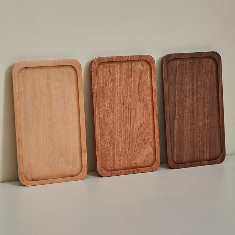 Solid Wood Dinner Plate