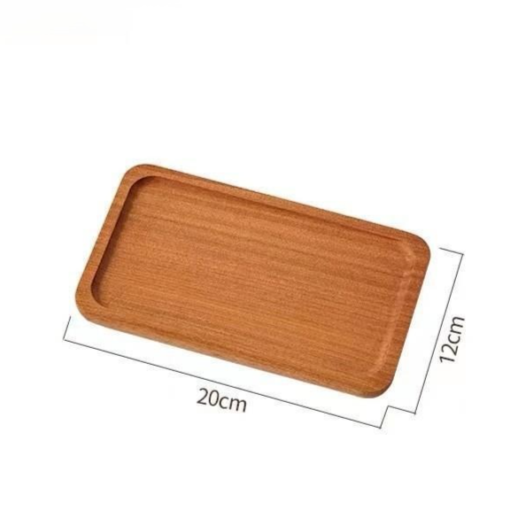 Solid Wood Dinner Plate
