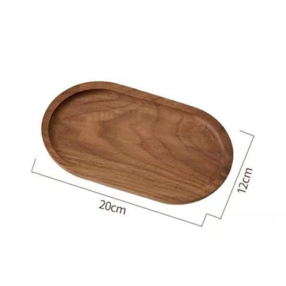 Solid Wood Dinner Plate