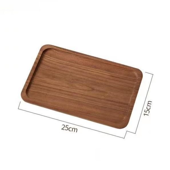 Solid Wood Dinner Plate