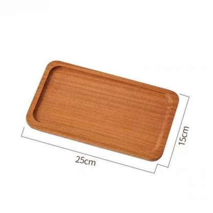 Solid Wood Dinner Plate