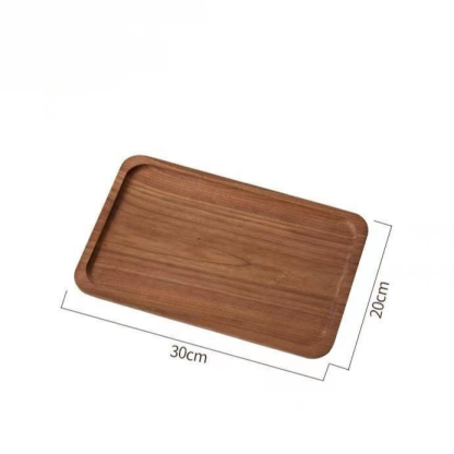 Solid Wood Dinner Plate