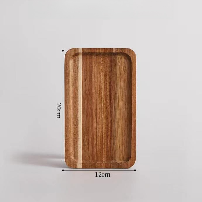 Solid Wood Dinner Plate