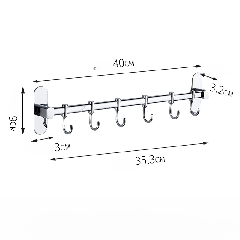 免打孔衛浴掛衣排鉤