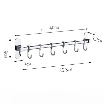 免打孔衛浴掛衣排鉤