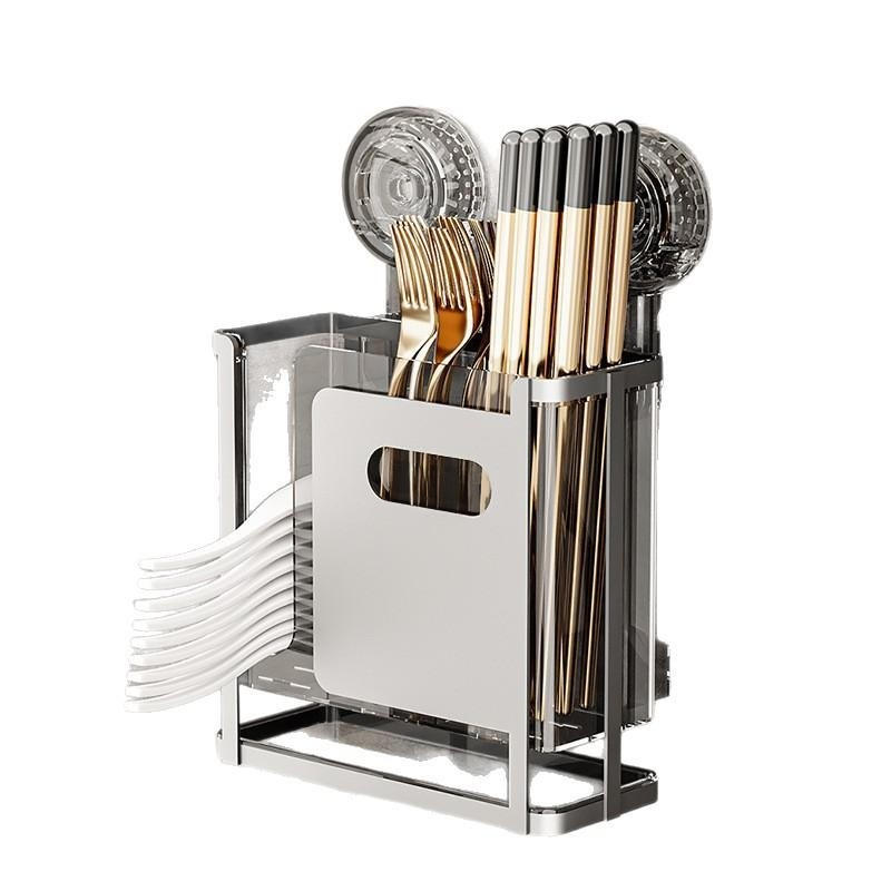 附蓋掛式免打孔筷子簍