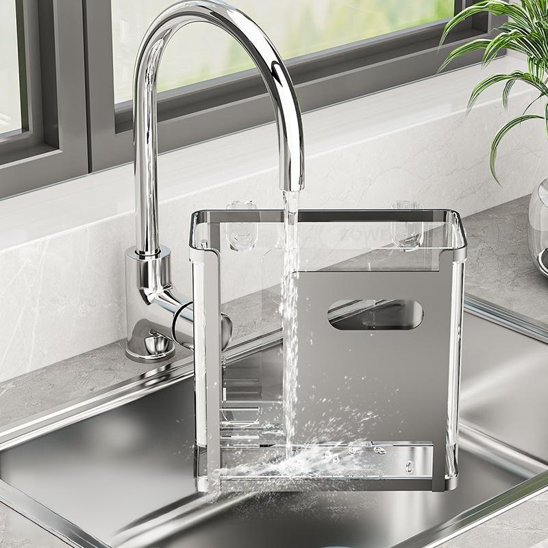 附蓋掛式免打孔筷子簍