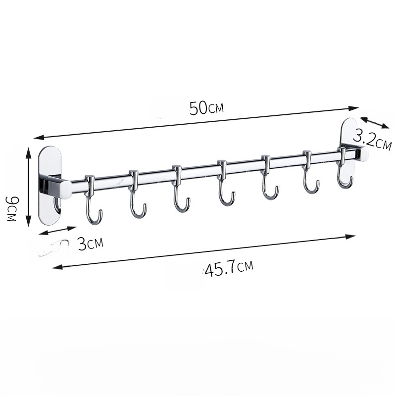 免打孔衛浴掛衣排鉤