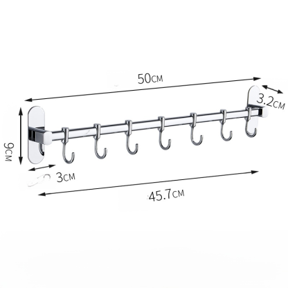 免打孔衛浴掛衣排鉤