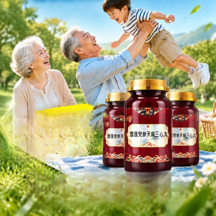 【血壓斷根方】雪蓮天麻三心丸｜純天然降壓穩糖不傷腎