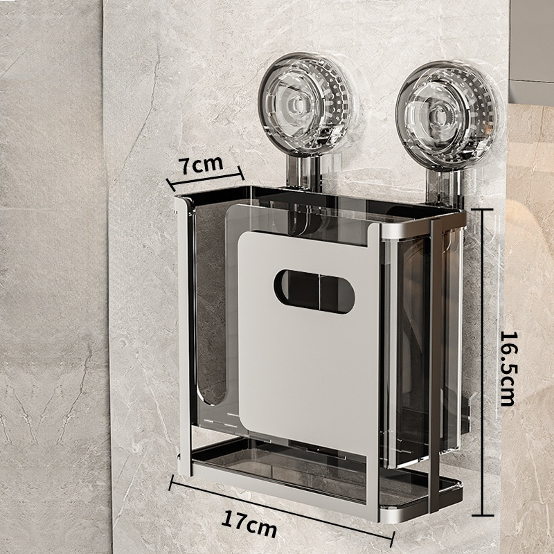 附蓋掛式免打孔筷子簍