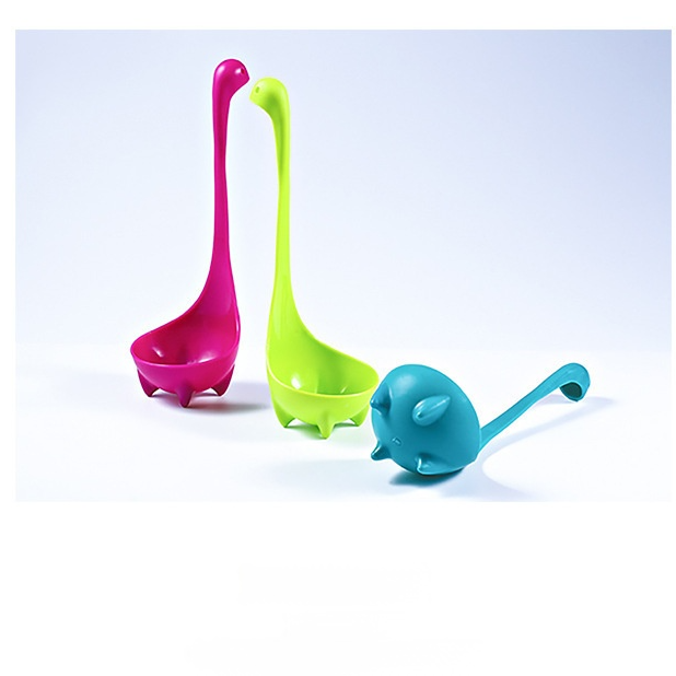 卡通水怪塑膠湯匙