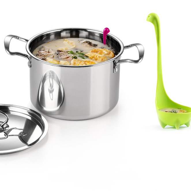 卡通水怪塑膠湯匙